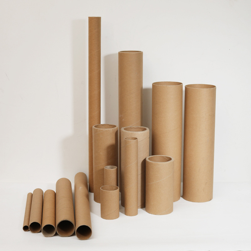 纸管纸筒 牛皮纸管 防潮缠绕膜纸管 圆形纸管海报筒画筒包装纸管