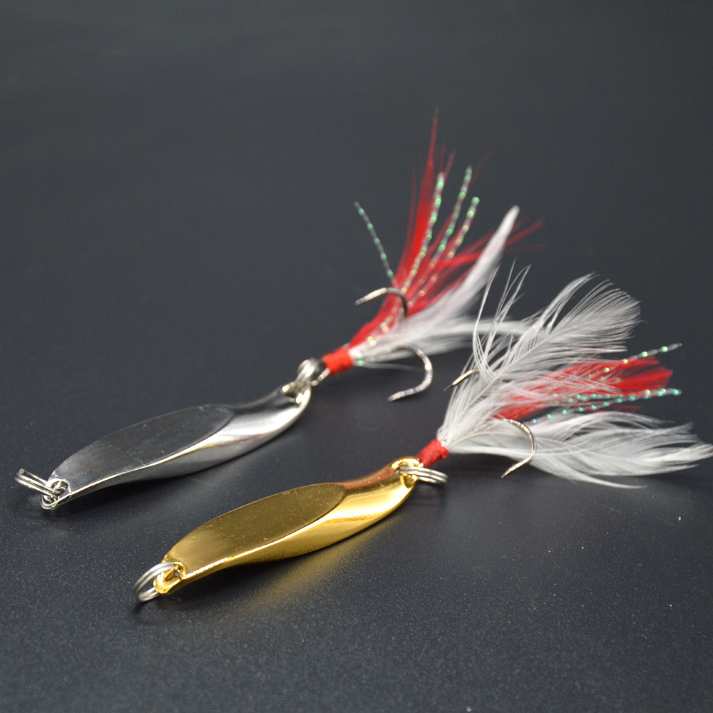 批发7g-21g翘嘴海钓淡水弯角斜切亮片路亚鱼饵金属亮片仿生假饵
