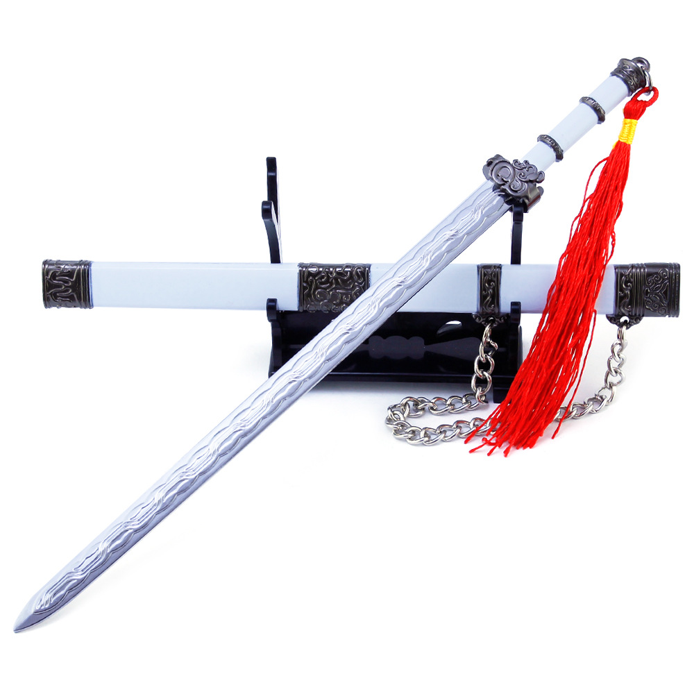 电视剧剑王周边朝赵四赤红火剑武器模型 合金兵器不可开刃