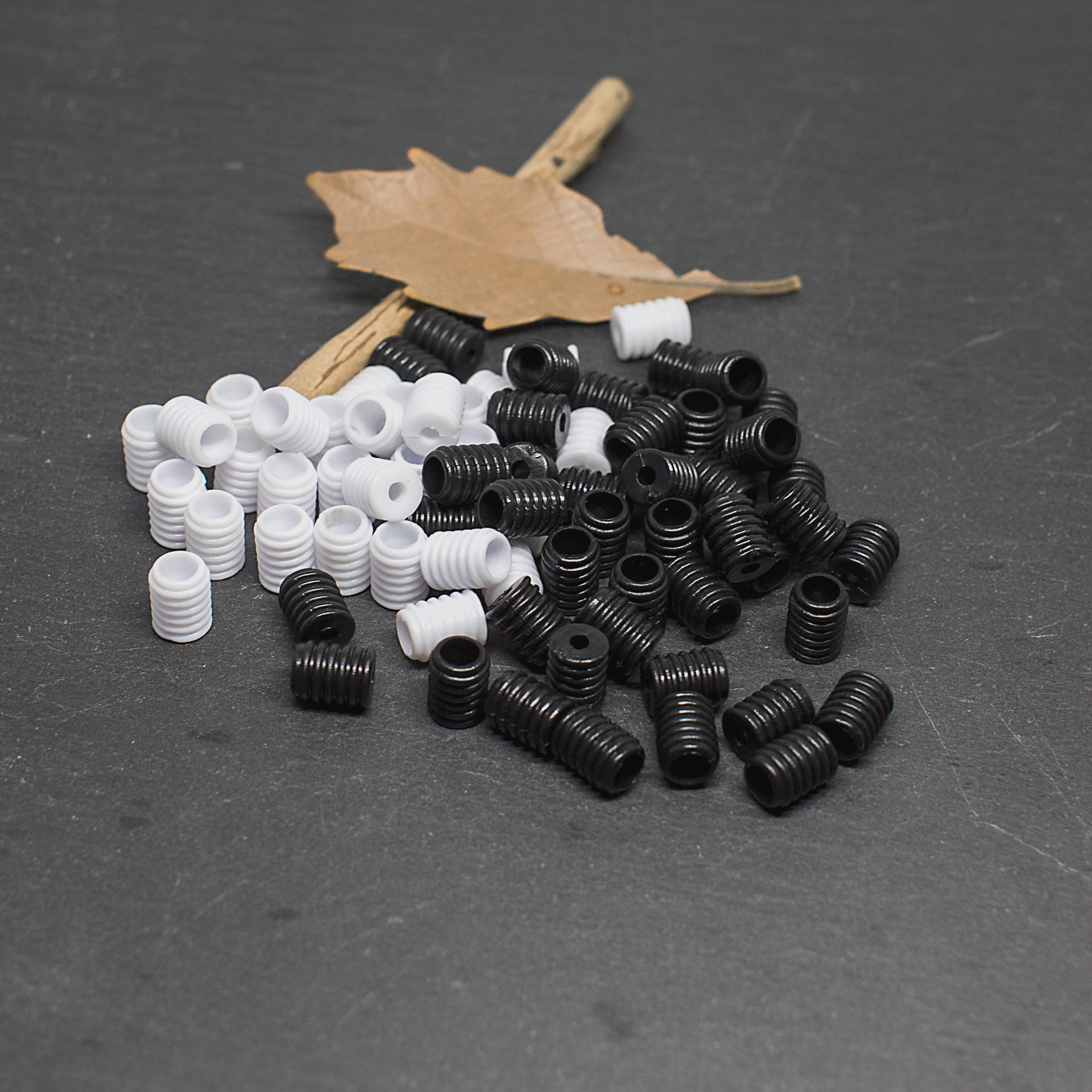 现货塑料环保软胶松紧螺纹口罩调节扣松紧调节扣口罩带耳绳止滑扣