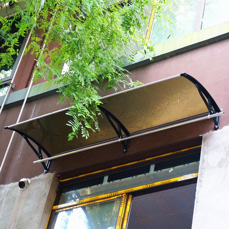 包邮好晴铝合金支架雨棚雨搭透明雨蓬雨棚阳台露台静音新品