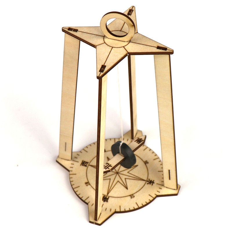 指南针diy手工制作材料儿童科学拼装小学科技地磁力物理实验