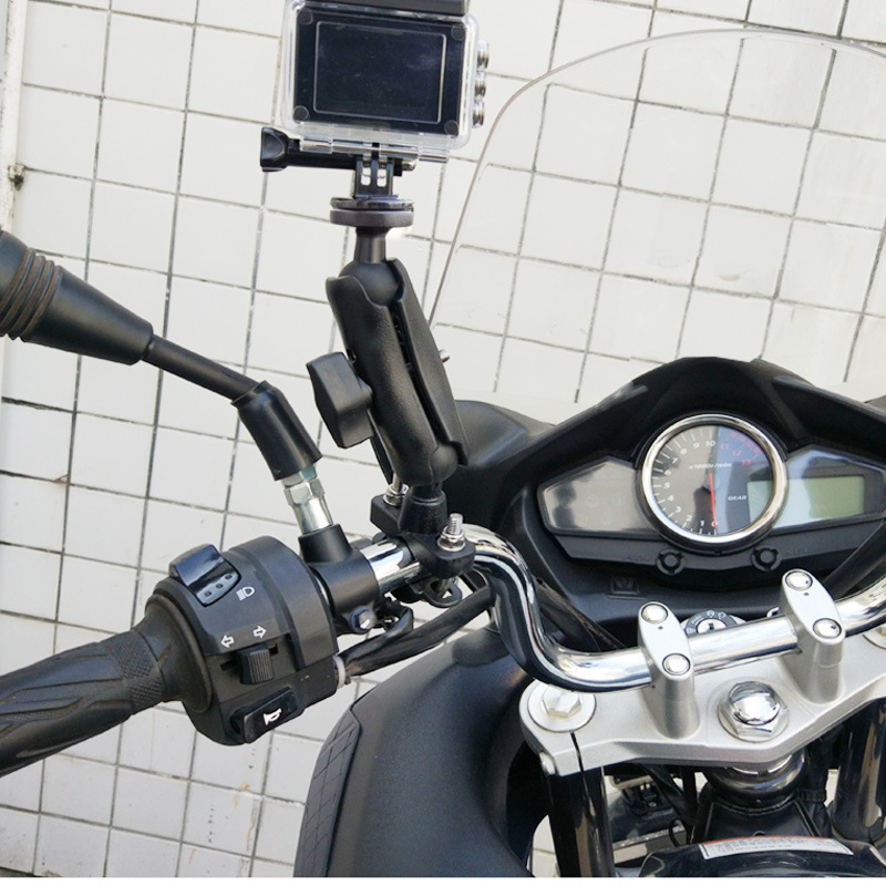 摩托车支架适用insta360one r x2全景相机隐形自拍杆车载骑行配件