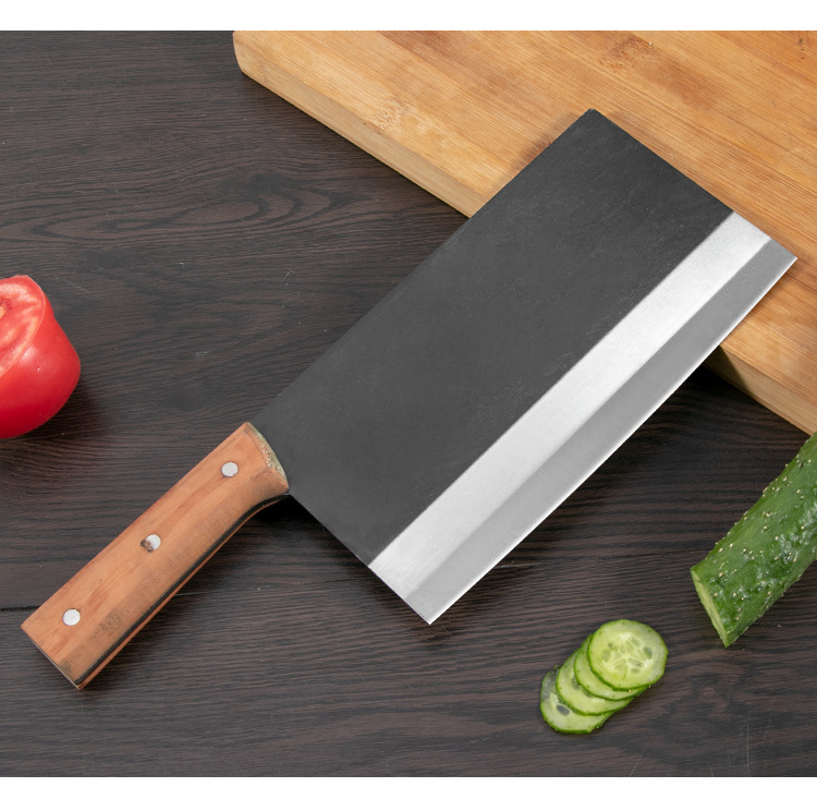 锰钢杀鱼刀斩切两用刀家用菜刀切片刀鸡鸭斩切刀厨师卤菜用刀锋利