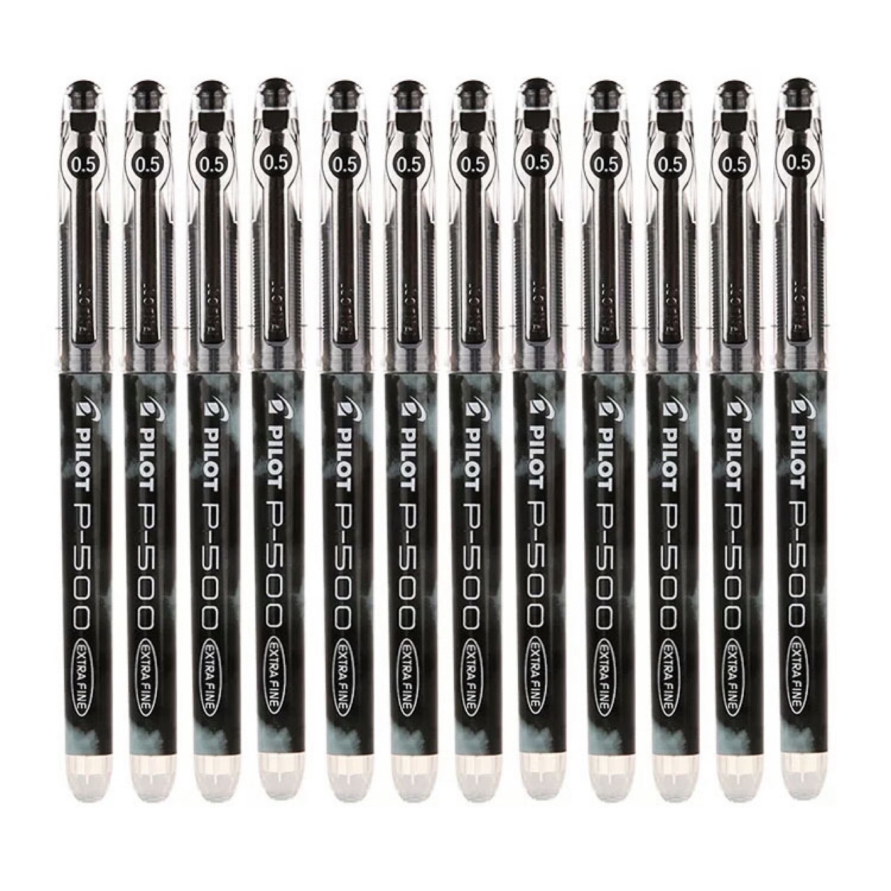 日本百乐pilot中性笔p500/p700考试专用进口水笔中考高考用黑蓝红