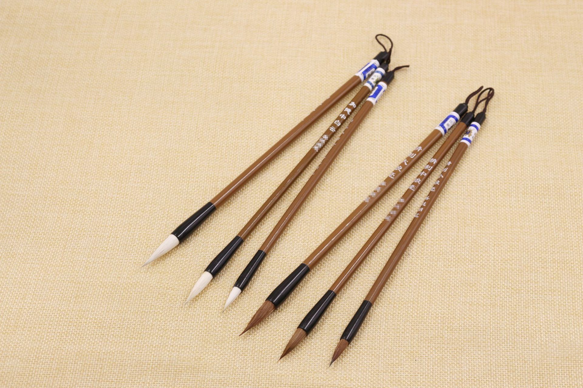 学生毛笔狼毫 白云大中小楷便宜毛笔批发儿童启蒙涂鸦毛笔