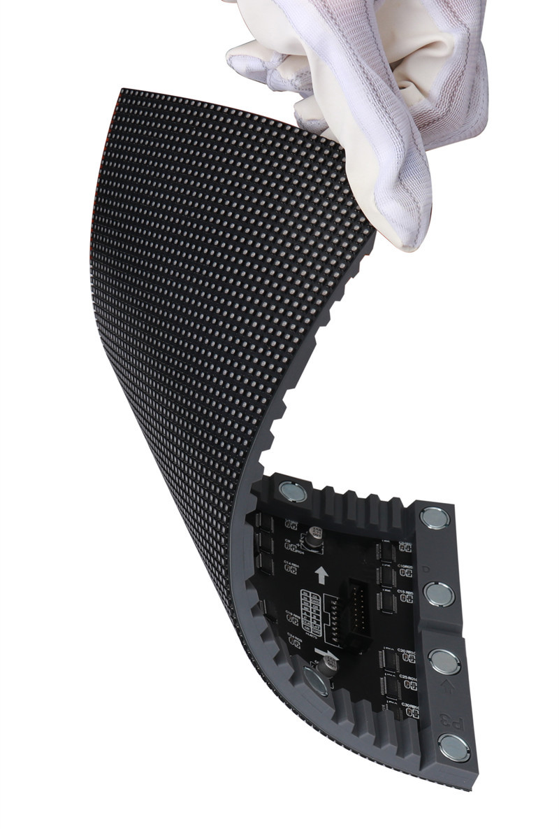 5p3p4全彩软模组异形柔性屏led显示屏弧形屏厂家