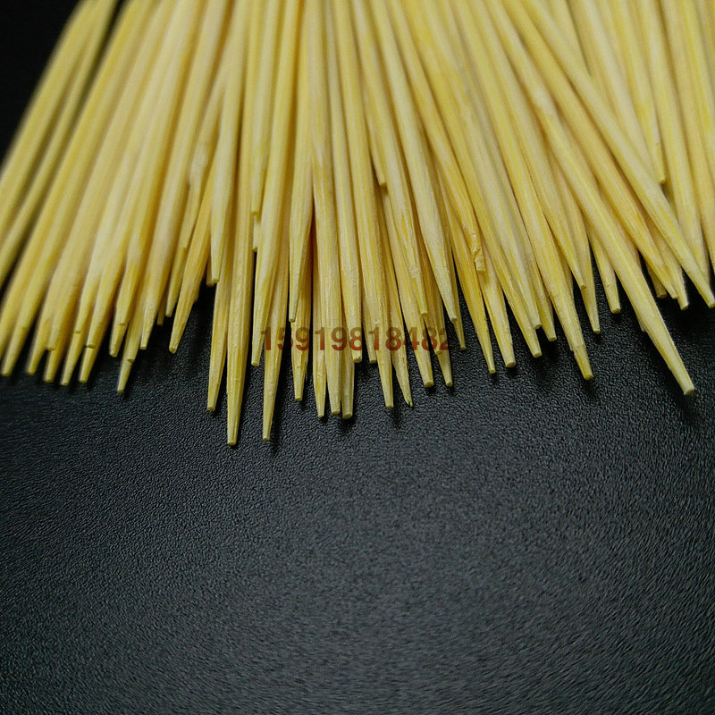 17cm罗定精细牙签高温消毒两头尖竹牙签一元一件批发爆款厂家直销