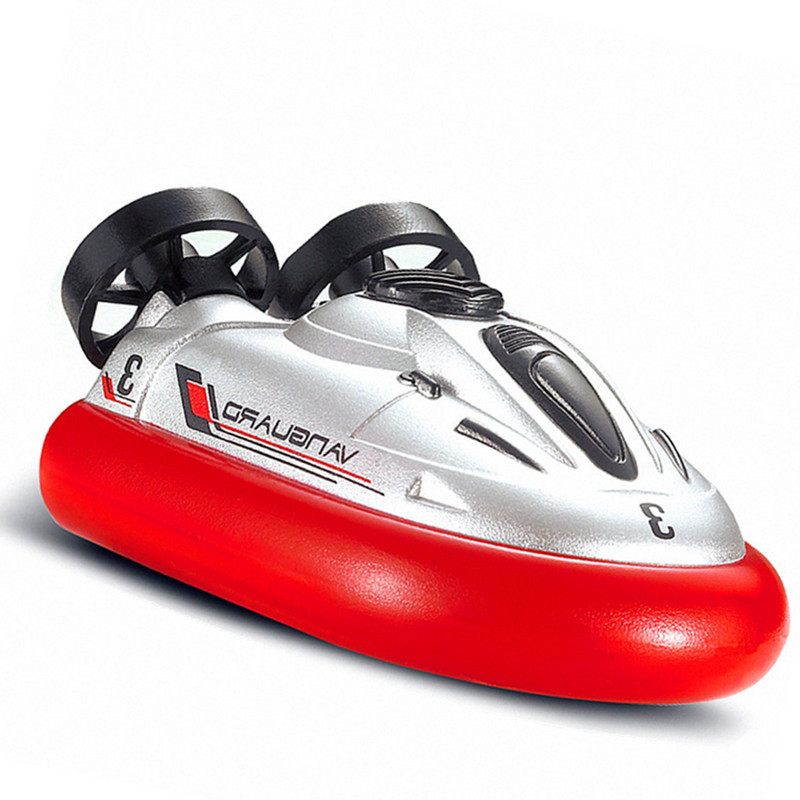 遥控迷你气垫船四通小型快艇室内户外戏水电动儿童模型玩具亚马逊