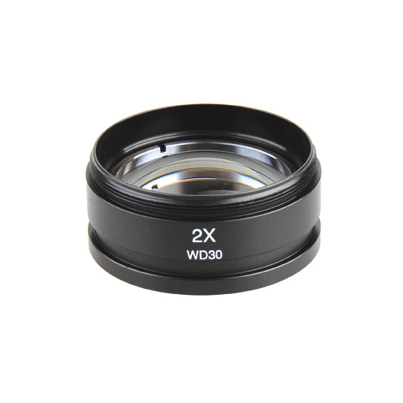 辅助物镜镜增距镜0.7x/2x/0.5x增高镜体视显微镜配用