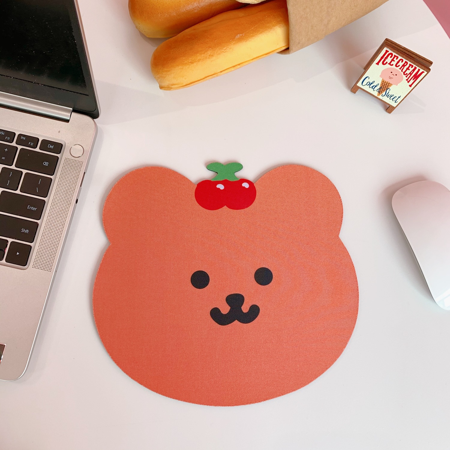 Korean Style Ins Girl Heart Cartoon Mouse Pad Small Cute Computer Student Office Supplies Student Creativity Table Mat