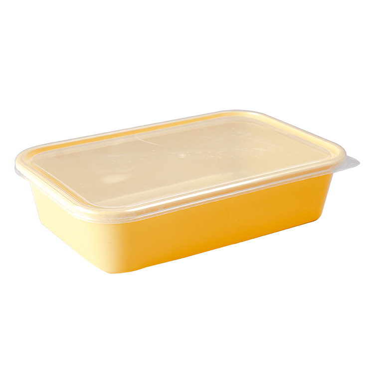 厂家直销一次性长方形饭盒加厚外卖打包快餐盒pp塑料500ml环保盒