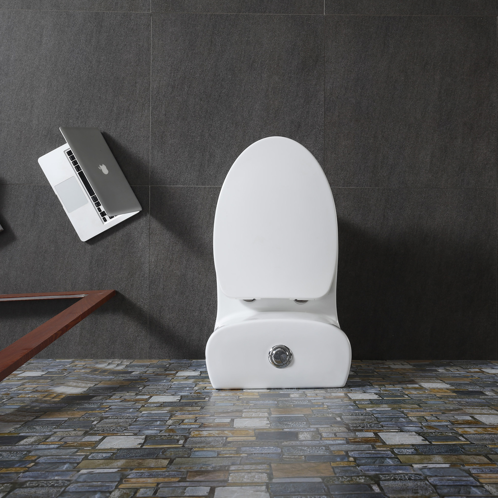 地排式陶瓷马桶现代简约连体马桶坐厕浴室坐便器节水陶瓷座便器