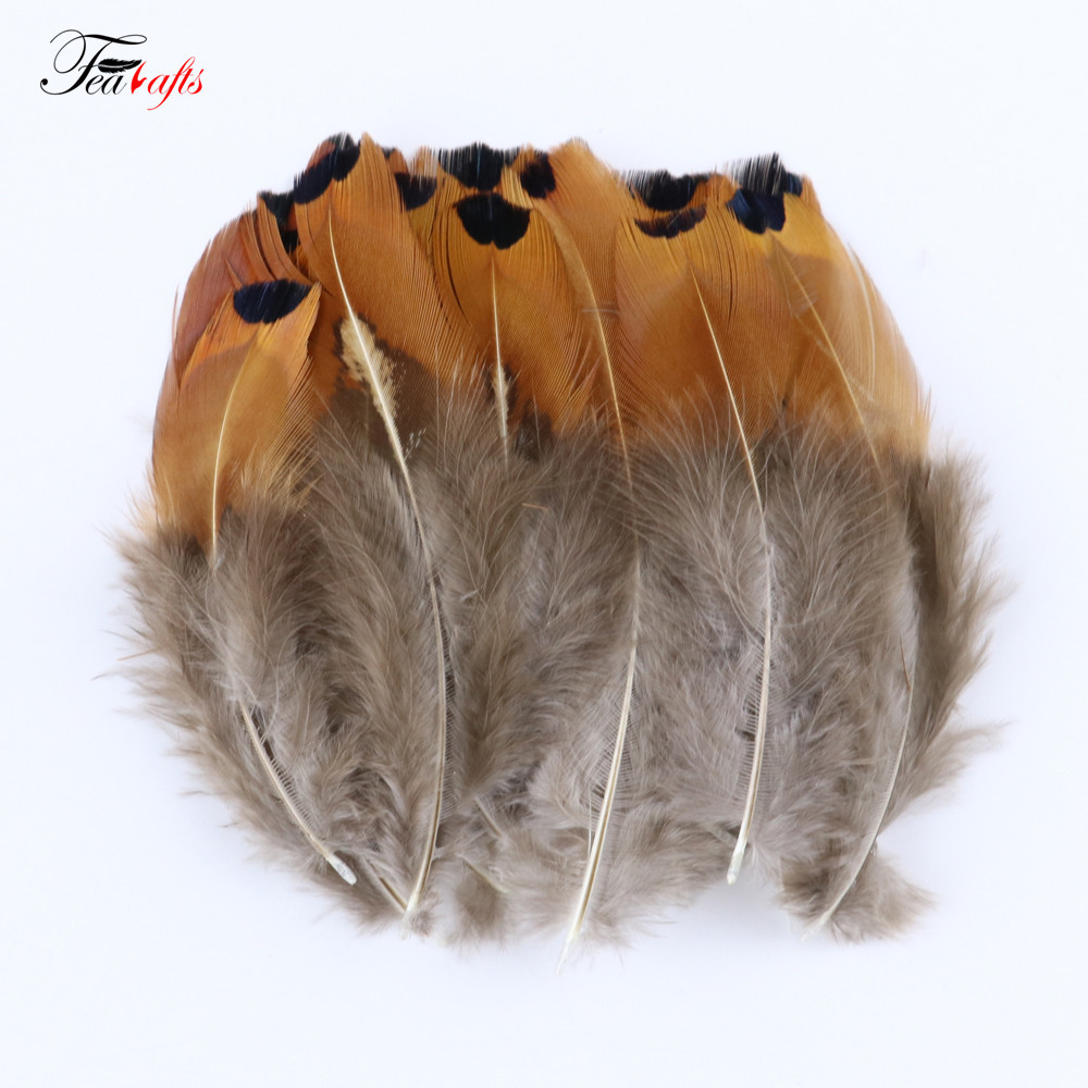厂家野山鸡毛羽毛山鸡大点diy手工艺品装饰辅料饰品feathers批发