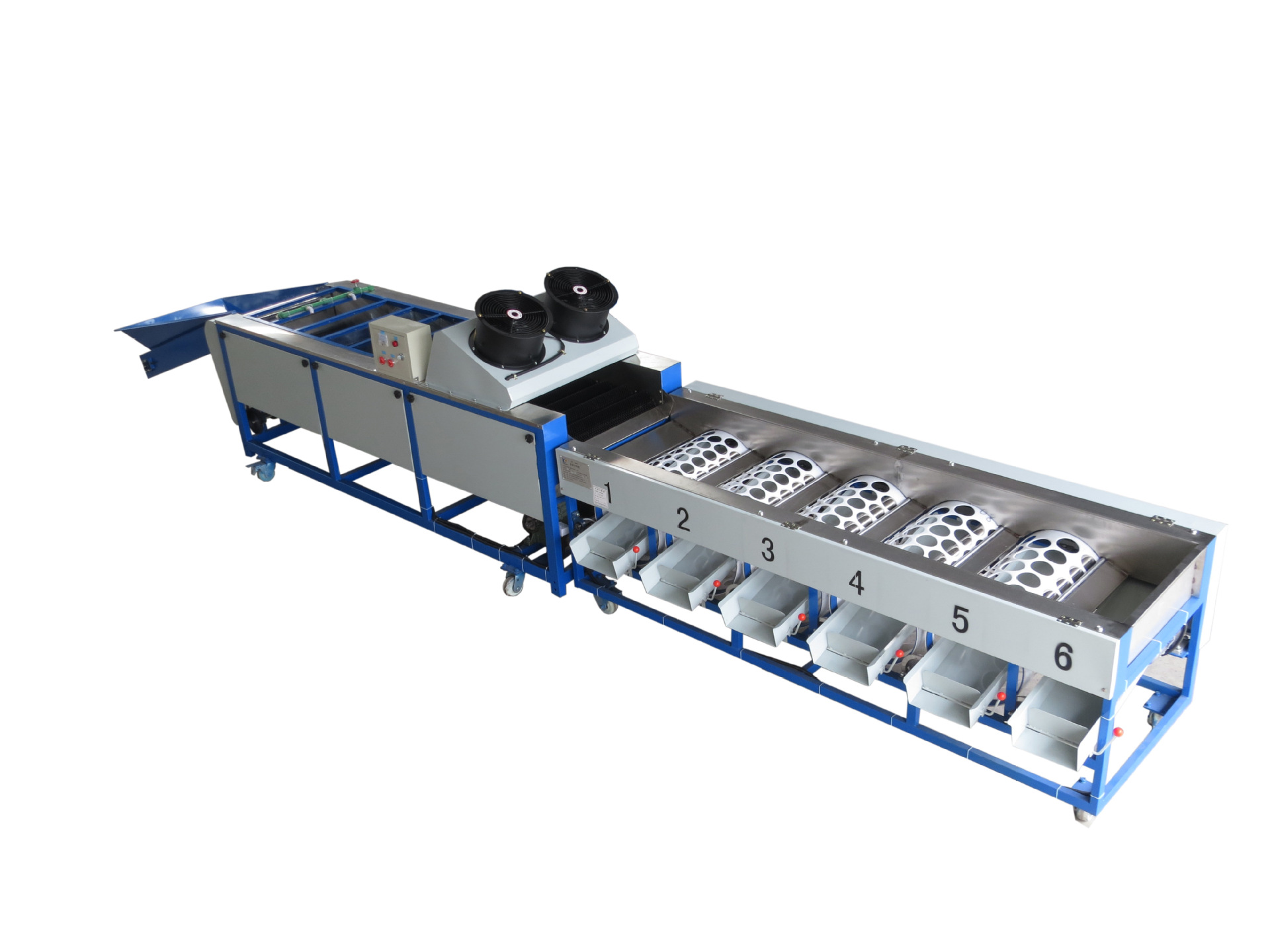 水果分级机清洗风干分选机厂家直销