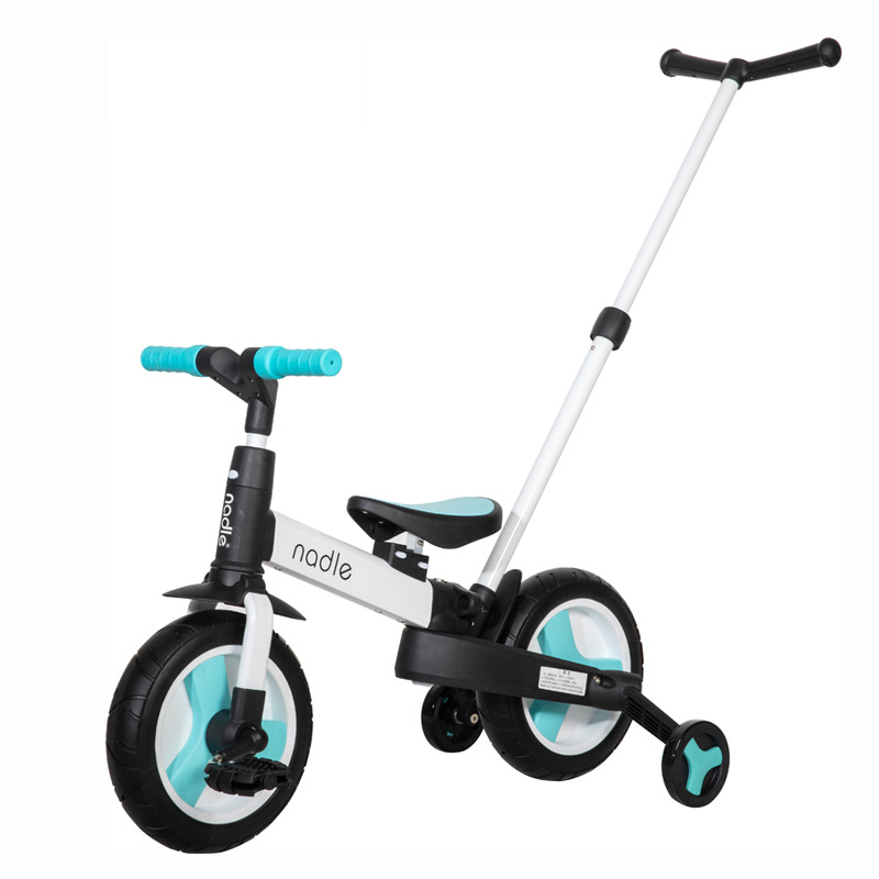 New Nadle Children's Tricycle Foldable Bicycle Baby Baby Car 2-6 Years Old Lightweight Hand Push Baby Walking Car