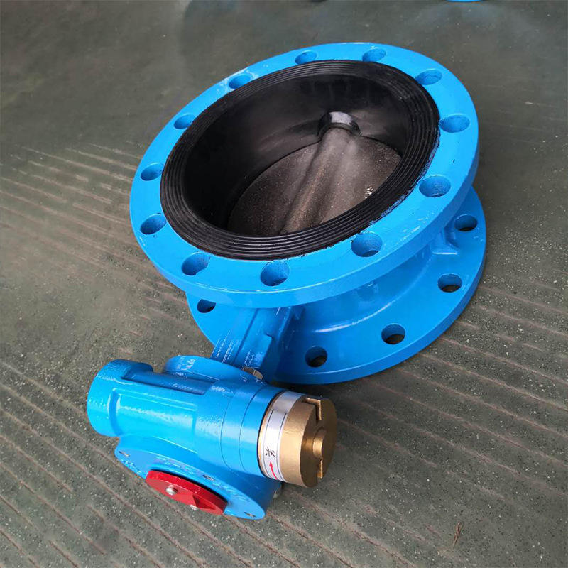 沪天阀门专利磁性涡轮头软密封防盗蝶阀加密蝶阀带自锁蝶阀