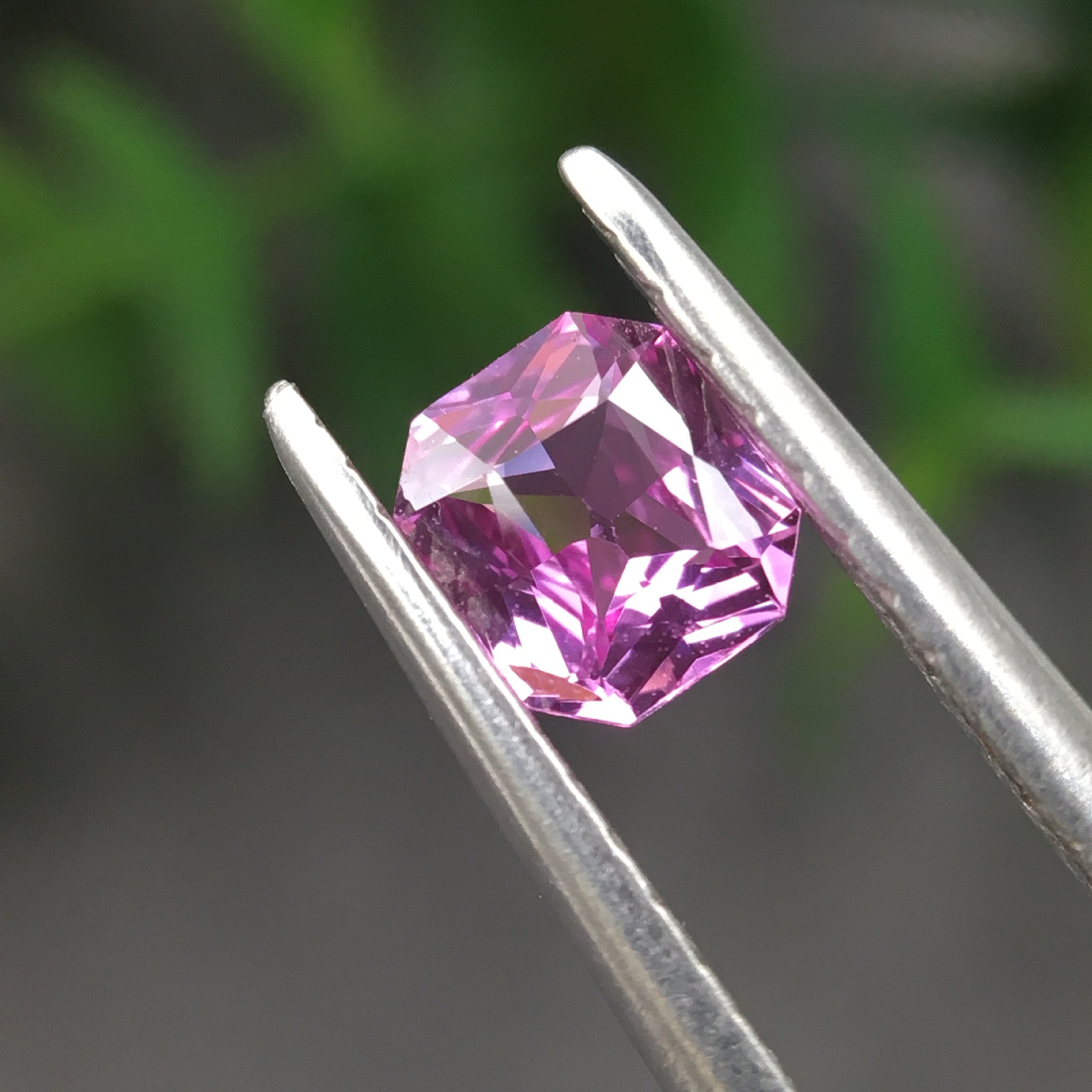 天然无烧帕帕拉恰莲花刚玉 裸石 粉蓝宝石 戒指戒面 彩色宝石包邮