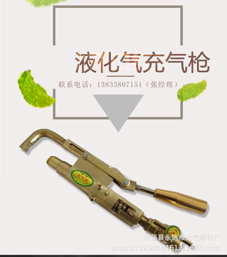 定制液化气自闭阀两用充气枪 石油气煤气倒气枪 钢瓶充气枪导气阀