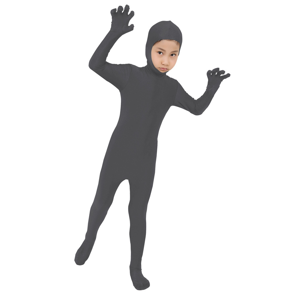 儿童全包开脸莱卡紧身衣/连体服/儿童舞蹈zentai动漫演出服隐形衣