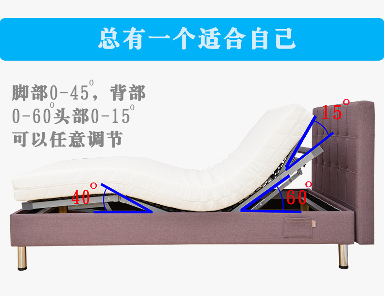 舒诗梦电动床智能床月子中心床升降床酒店用床老人用