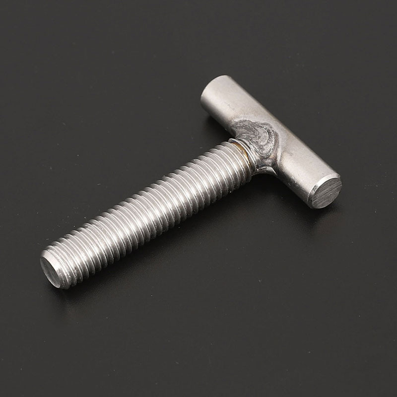 #304 Stainless Steel T-Type Screw Cylindrical Welding Nail Type Screw Welding Screw Bolt