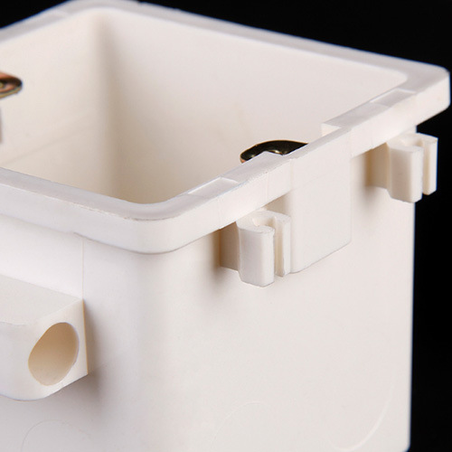 pvc86型拼装穿筋盒 开关暗盒阻燃防水接线盒86型暗装预埋集成线盒