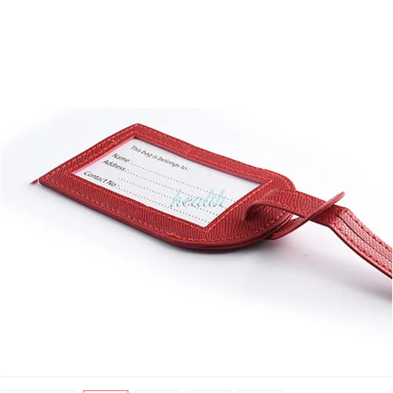 多色便携式身份牌 多色行李牌 pu皮革多功能行李箱托运挂牌