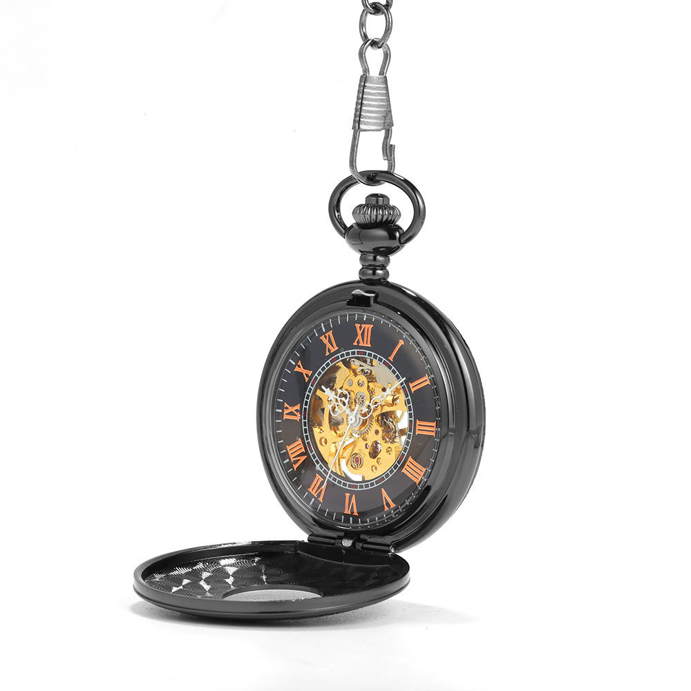 大号石英怀表浮雕大象图案镂空设计创意石英怀表 8919