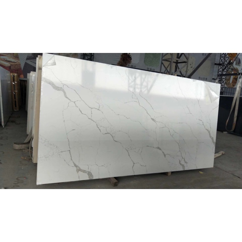 白色石纹大理石厂家直销 仿人造石鱼肚白大理石台面板 石材加工