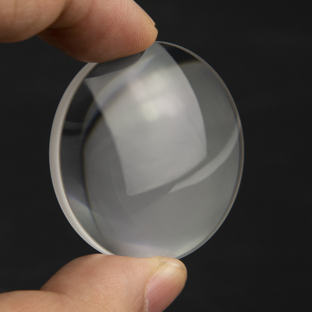 加工 投影仪镜头透镜凹凸透镜组镀蓝膜三片透镜玻璃镜片 光学透镜