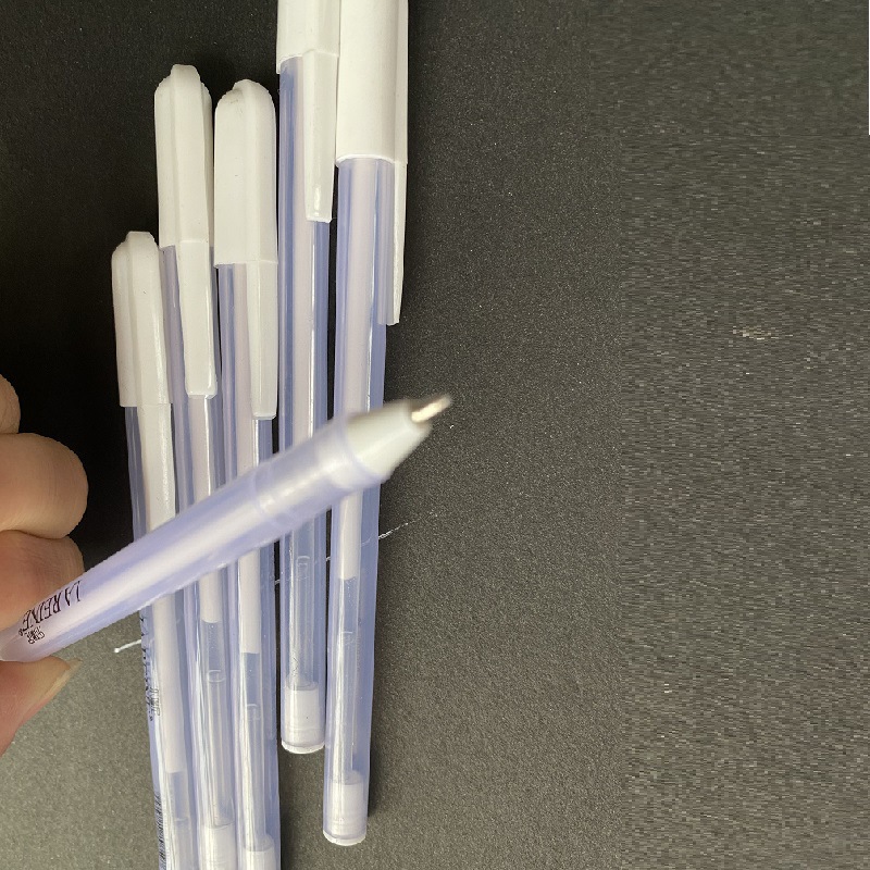 白色高光笔高光笔 高光绘画笔创意设计勾线笔 黑卡纸记号笔油漆笔