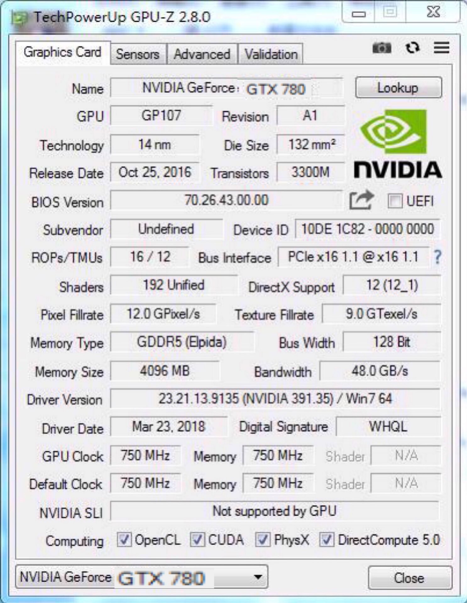 全新海外版显卡gtx780台式机2g/4g d5独立电脑游戏显卡外贸热卖款