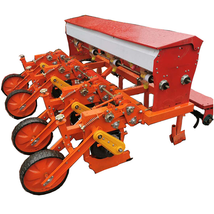 传动轴带动4行灭茬悬浮玉米精播机河南平顶山6行玉米谷子播种机
