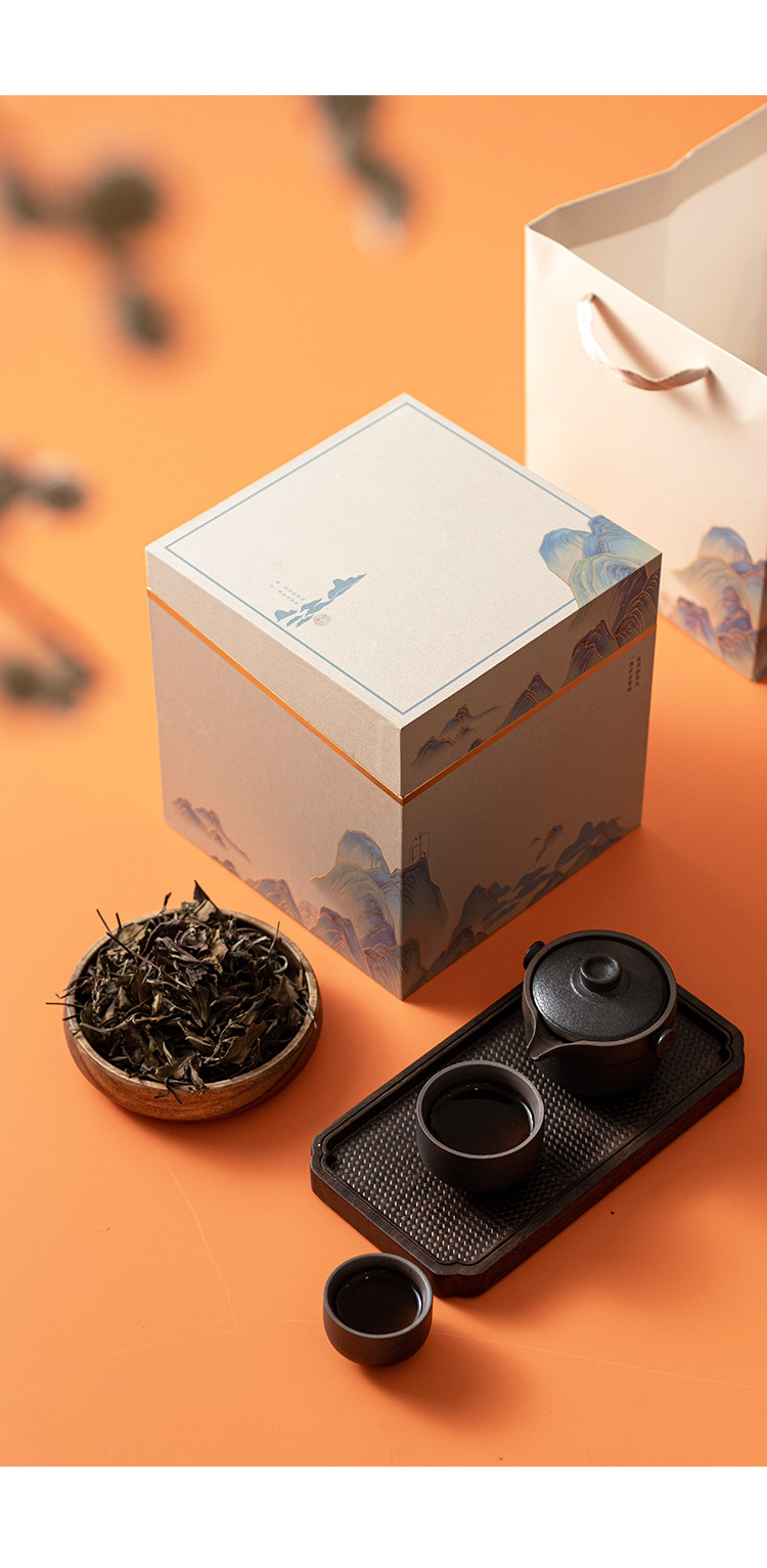 一斤装福鼎白茶包装白毫银针茶叶包装盒空礼盒普洱茶散茶茶叶礼盒