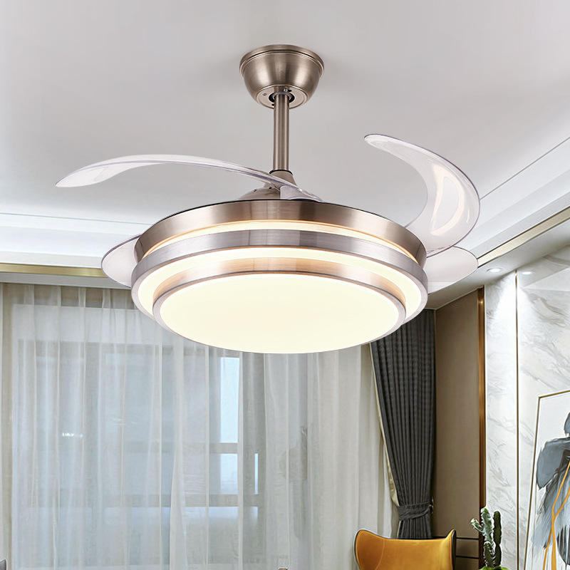 创意吸顶灯风扇灯客厅卧室吊扇灯餐厅简约现代家用带led吸顶灯-报价