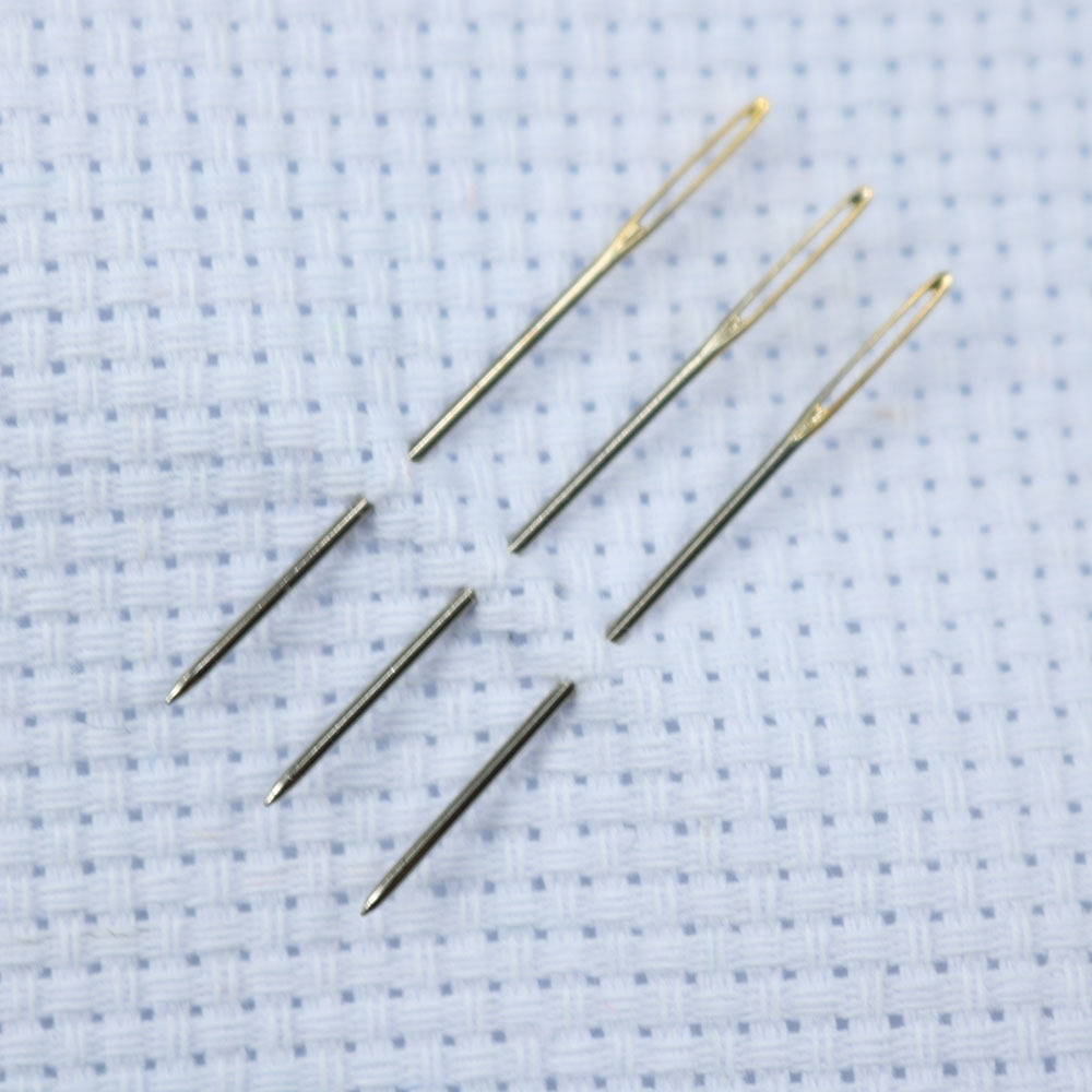 瓶装十字绣针筒金尾针钝头针绣花针刺绣针 手缝针 diy针线工具_义乌