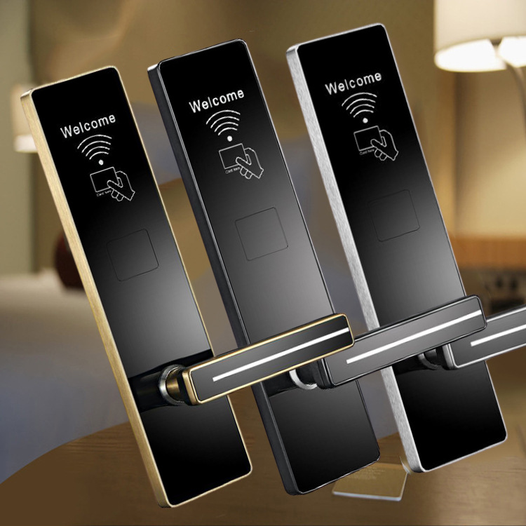 酒店门锁磁卡锁酒店刷卡锁ic电子门智能感应门锁系统宾馆智能锁