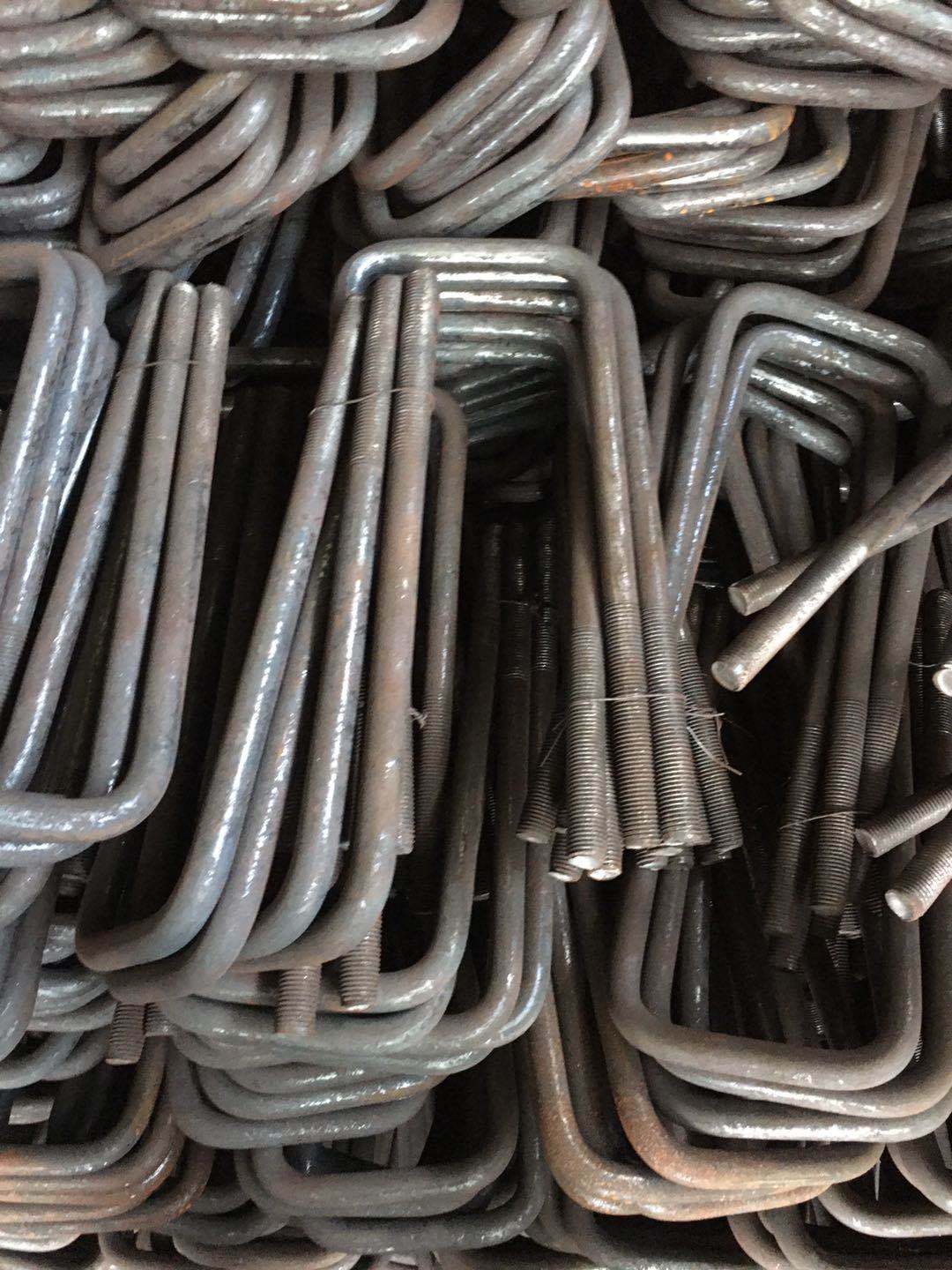 现货供应u型螺栓预埋件抱箍工字钢悬挑梁固定螺栓预埋件可定做