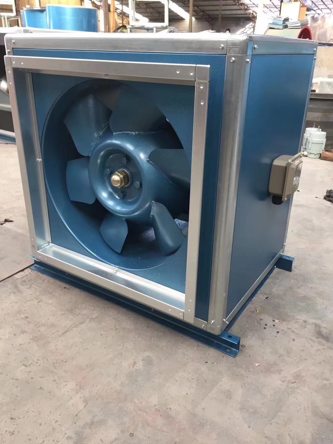 低噪声混流风机箱