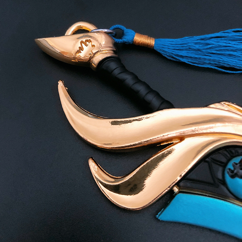 游戏周边凯神兽皮肤青龙志武器刀金属未开刃模型摆件玩具