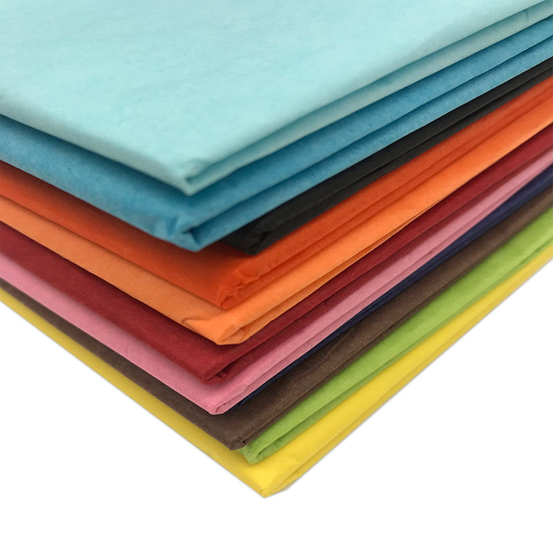 现货14-17克彩色拷贝纸 可分切规格 鲜花材料定型产品包装纸 薄纸