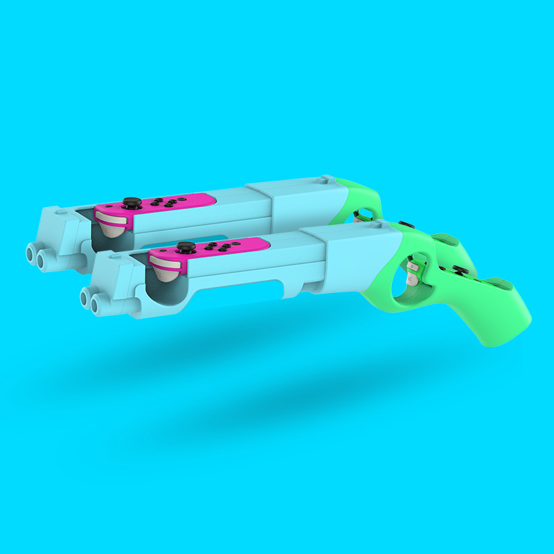 新款任天堂switch游戏枪 switch joy-con手柄游戏枪 射击游戏枪