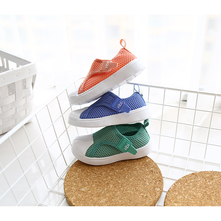 企鹅同学宝宝鞋2021春季学生网面透气学步鞋男童女童机能鞋童鞋靴