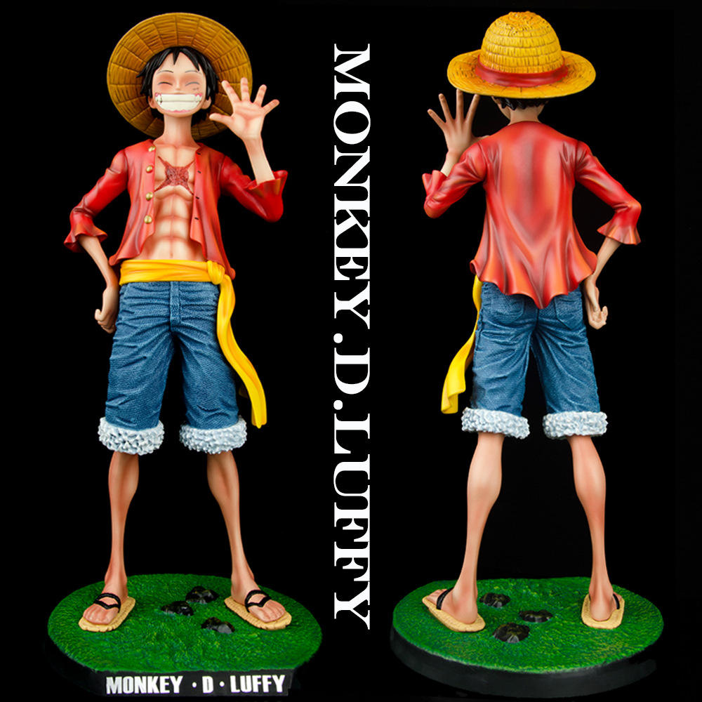 海贼王 超大比例 1/4 笑脸 微笑 网红路飞 手办模型
