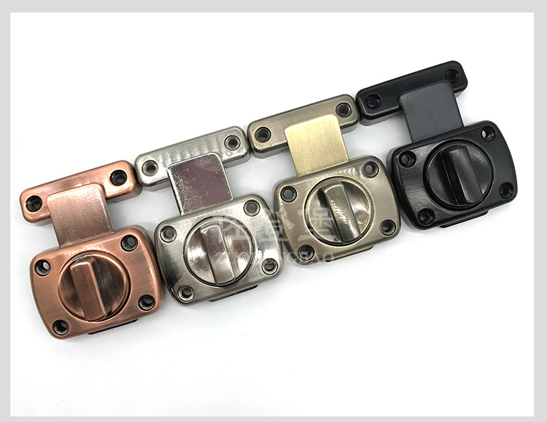 新型左右门插销锁扣左右插销门扣门闩移门推拉门试衣间明装小插销