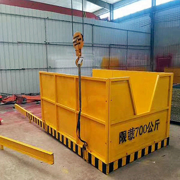 佛山卸料平台工地建筑抽屉式悬挑式转料高空作业平台标准化厂