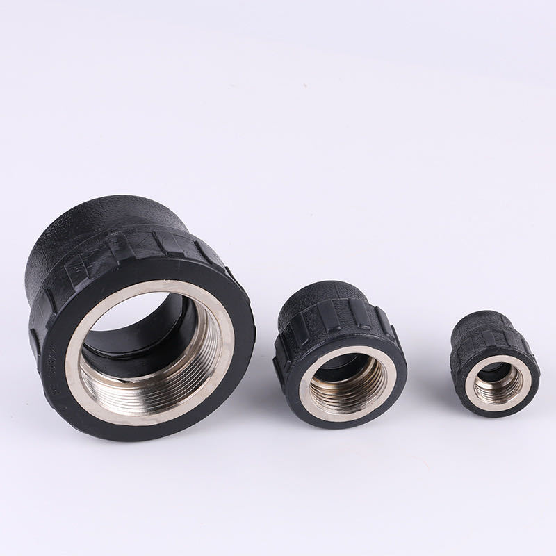 pe内牙直dn20-63 pe内丝直接 pe热熔水管配件