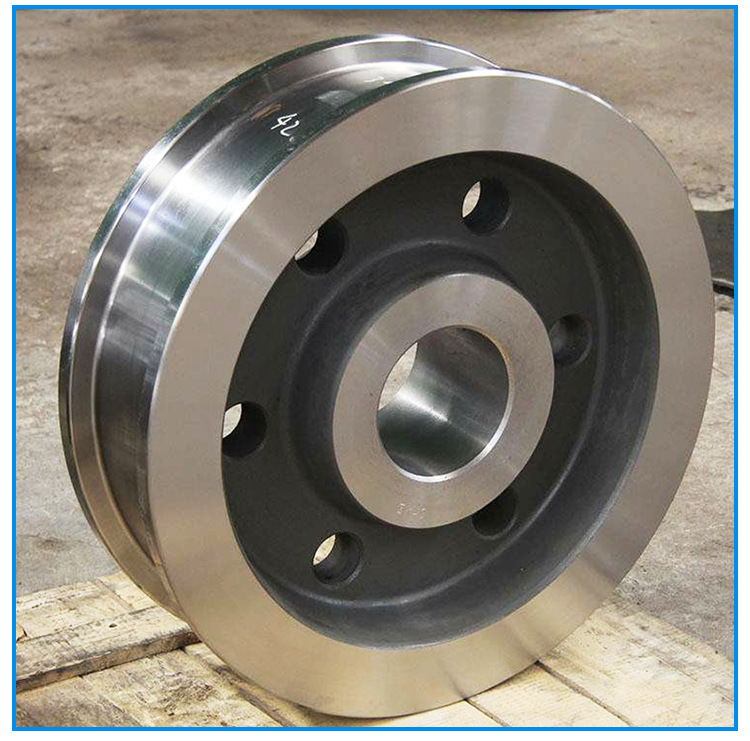 车轮锻件起重机配件 山西定襄锻造行车轮 厂家批发起重机行车轮组