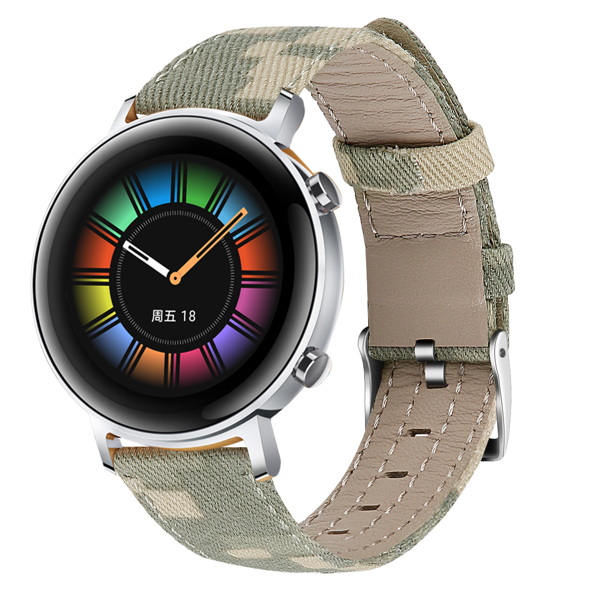 适用于华为手表带尼龙帆布华为手表gt2表带现货厂家直供